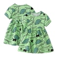 thumbnail image 2 of LYMAYTER Robe Décontractée pour Filles, Confort Fraîcheur, Coton, pour Tout-Petits, Été, Soleil, Mignonnes, 2-7 Ans, 2 of 8