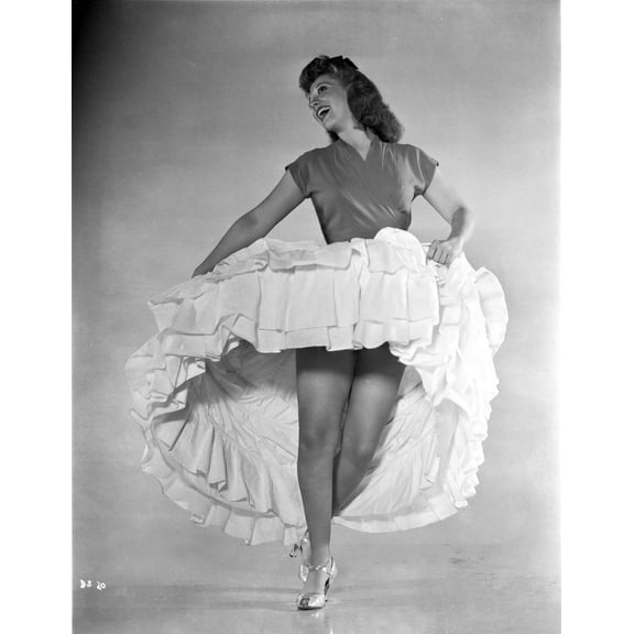 Dinah Shore Dancing in White Dress Photo Print (8 x 10)
