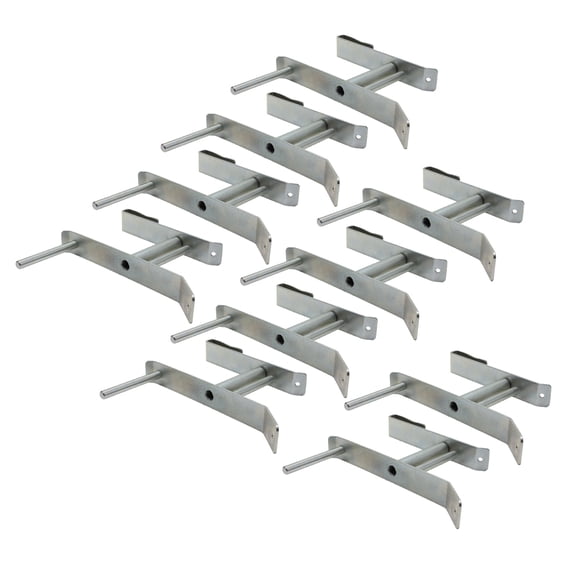 (10 Pack) Strap Winder for 2",3" & 4" Straps for Flatbed Trailer - Steel Zinc Plated - Cargo Tie Down Winch & Ratchet Strap Roller - Trucking Accessories for Trucks