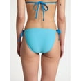 thumbnail image 3 of No Boundaries Contrast Side-Tie Bikini Bottoms, Women’s, 3 of 5