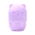 thumbnail image 1 of justharion Portable Makeup Egg Protective Cover Travel Meow Powder Puff Dustproof Eggshell Sponge Egg Silicone Storage Box Rack, 1 of 9