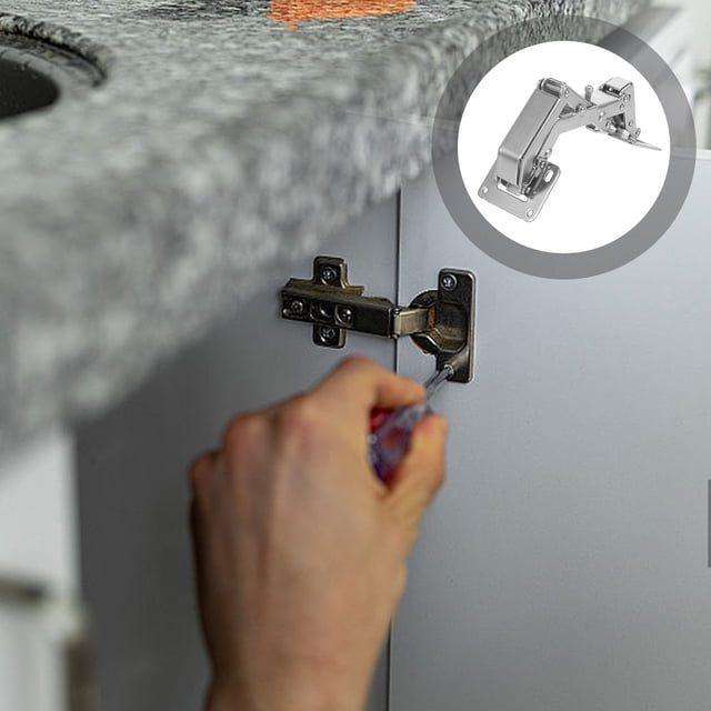 WHAMVOX Bisagra Para Puertas De Cocina Con Ángulo Amplio De 170 Y Amortiguado Sin Ruido