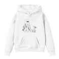 thumbnail image 5 of Ccpelsie Boys Long Sleeve Hooded Sweatshirt Oversized Graphic Hoodies Casual Pullovers Tops(White,11-12 Years), 5 of 5