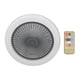 thumbnail image 1 of Ventilador de techo pequeño con luz, control remoto, portalámparas E27, ventilador de velocidad ajustable, ventilador cerrado de 85 a 265 V, 1 of 15