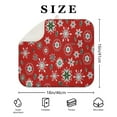 thumbnail image 4 of Red Christmas Snowflake Pattern Dish Drying Mat for Kitchen 1 Pack, Ultra Absorbent Microfiber Dishes Drainer Mats,16x18in(41x46cm), 4 of 6
