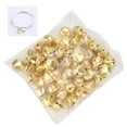 thumbnail image 3 of Craft Jewelry Festive Decorative Small Bells Set ,50pcs Mini Iron Jingle Bells for DIY Crafts and Decorations, 3 of 7