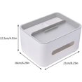 thumbnail image 2 of Desk Organiser Car Tissue Holder Tissue Box Cover Rectangular: Facial Tissue Box Desktop Organizer Glasses Stand Napkin Storage Container for Home Office Kitchen Car Car Mount Tv Stand, 2 of 5