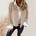 thumbnail image 2 of Veste Cardigan Décontractée à Manches Longues pour Femmes Automne Hiver Coupe Ample Bouton devant Couleur Unie Confortable Douce Tricotée, 2 of 7