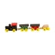 thumbnail image 1 of Mini tren de madera para manualidades de casa de muñecas a escala 1:12, accesorio para proyectos de bricolaje. Multicolor, 1 of 9