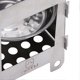 thumbnail image 4 of Wood Stove Portable Foldable Stainless Steel Stove with Alcohol Tray for Camping Picnic Barbecue Hiking, 4 of 5