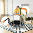 thumbnail image 4 of Gymax 2-in-1 Trampoline & Swing Combo Foldable Rebounder for Kids w/ Sturdy Ropes, 4 of 10