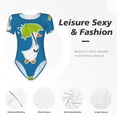 thumbnail image 6 of Naloa Goose Holding an Umbrella Women's Short-Sleeved Onesie, One-Piece Swimsuit for Parties, dates, clubs - XX-Large, 6 of 9