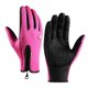 thumbnail image 2 of Guantes de pantalla táctil de invierno para mujer, para montar a caballo, deportes al aire libre, antideslizantes, cálidos, para esquí, escalada, con cremallera, para hombre y motocicleta, 2 of 5