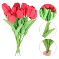 thumbnail image 3 of 10pcs Fake Tulip Realistic Tulip Flower Bouquet Decorations for Wedding, 3 of 7