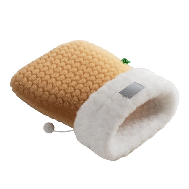 Winter Warm Cat Bed for Indoor Cats Soft Fleece Removable Cushion Rabbit Material Enclosed Raised Edges Small Medium Large Cats