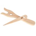 thumbnail image 4 of Knitting Fork, Wood Big Eye Needle Exquisite Workmanship Practical  For DIY For Weaving, 4 of 8