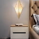 thumbnail image 3 of Aplique de Pared LED Moderno, Lámpara de Luz Blanca Cálida para Lámpara de Pared para Dormitorio, , Escaleras, Baño, Interior, a - De Oro dorado Sunnimix Aplique de pared, 3 of 7