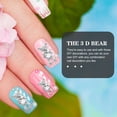 thumbnail image 1 of FESTFENDS 20Ud Accesorios Para Oso 3D Plateado Manicura Duradera, 1 of 6