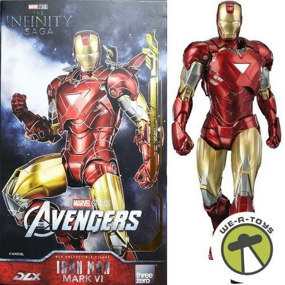Marvel The Infinity Saga: Iron Man Mark VI DLX Action Figure Threezero