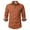 Brown, variant on JingHai Mens Cotton Shirt Clearance Casual Button Down Western Cowboy Snap Shirts Long Sleeve Work Dress Shirts for Men with Flap Pocket Army Green S