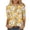 Yellow-Shirts, variant on Jsaierl Women's 3/4 Length Sleeve Tops Plus Size Round Neck Shirts Fashion Print Ladies Blouses Flowy Dressy Tunic Top S-5XL