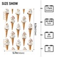 thumbnail image 2 of FORMRS 1-Subject Spiral Notebook 8" x 5" College Ruled 60 Refillable Sheet A5 Hard Cover, 2 Pack, Cartoon Ice Cream Pattern, 2 of 7