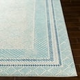 thumbnail image 6 of Mark&Day Area Rugs, 5x7 Schettens Global Aqua Area Rug, Blue Grey Ivory Carpet for Living Room, Bedroom or Kitchen (5'3" x 7'3"), 6 of 8