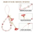 thumbnail image 2 of GOOHOCHY Hemobllo Phone Boaded Lanyard Flower Strap Strap Strap Strap Decoración para el bolso de la llave, 2 of 5