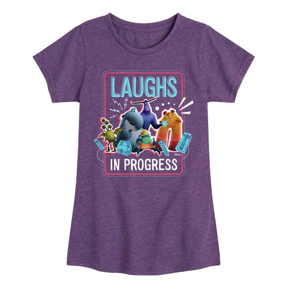 Monsters Inc. - Laughs In Progress - Toddler & Youth Girls Short Sleeve Graphic T-Shirt