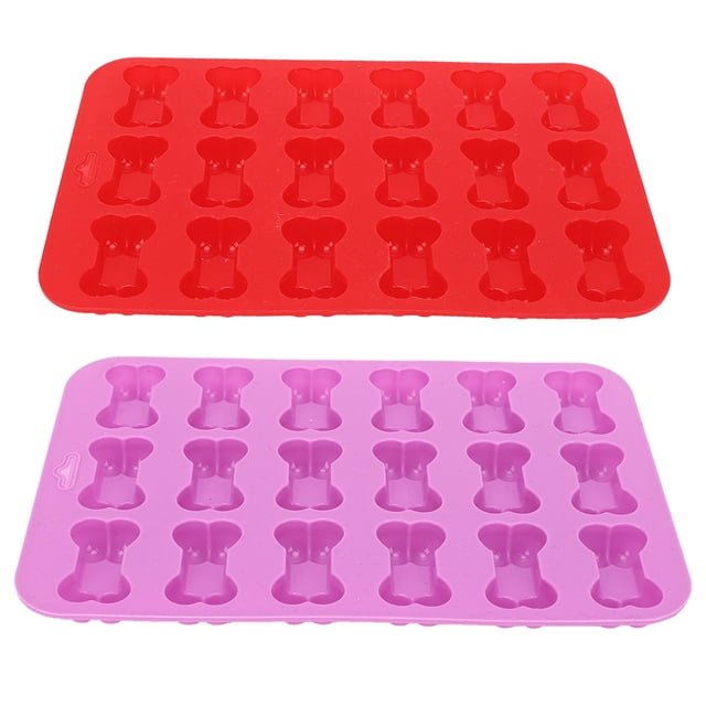 Molde de silicona para pastel, 2 piezas de silicona con forma de hueso, molde de silicona, molde de celosía de hielo optimizado para la excelencia Jadeshay A