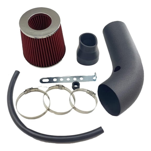 YIUIY 3" Cold Air Intake Filter Induction Kit Aluminum Pipe Power Flow Hose System