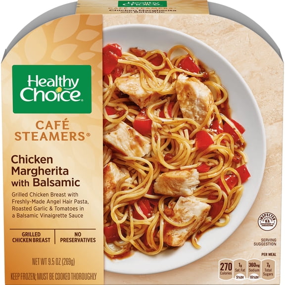 Healthy Choice, Cafe Steamers Chicken Margherita, 9.5 oz, (8 Count)