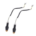 thumbnail image 4 of EeaseCA 1 Pair LED Motorcycle Turn Light Modified Turn Lamp Practical Motorcycle Turn Signal (Black Sheel, Transparent Lens), 4 of 7