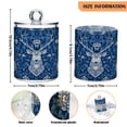 thumbnail image 3 of High-value clear storage jars keep life organized and within reach one sizex4 Deer in Blue Florals, 3 of 7