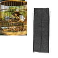 thumbnail image 1 of Birdcage Nylon Mesh Net, Soft Stretchy Adjustable Seed Catcher Guard Net Cover Washable Dustproof  For Parrots Parakeet Macaw Cage White,Blue,Green,,Black, 1 of 8