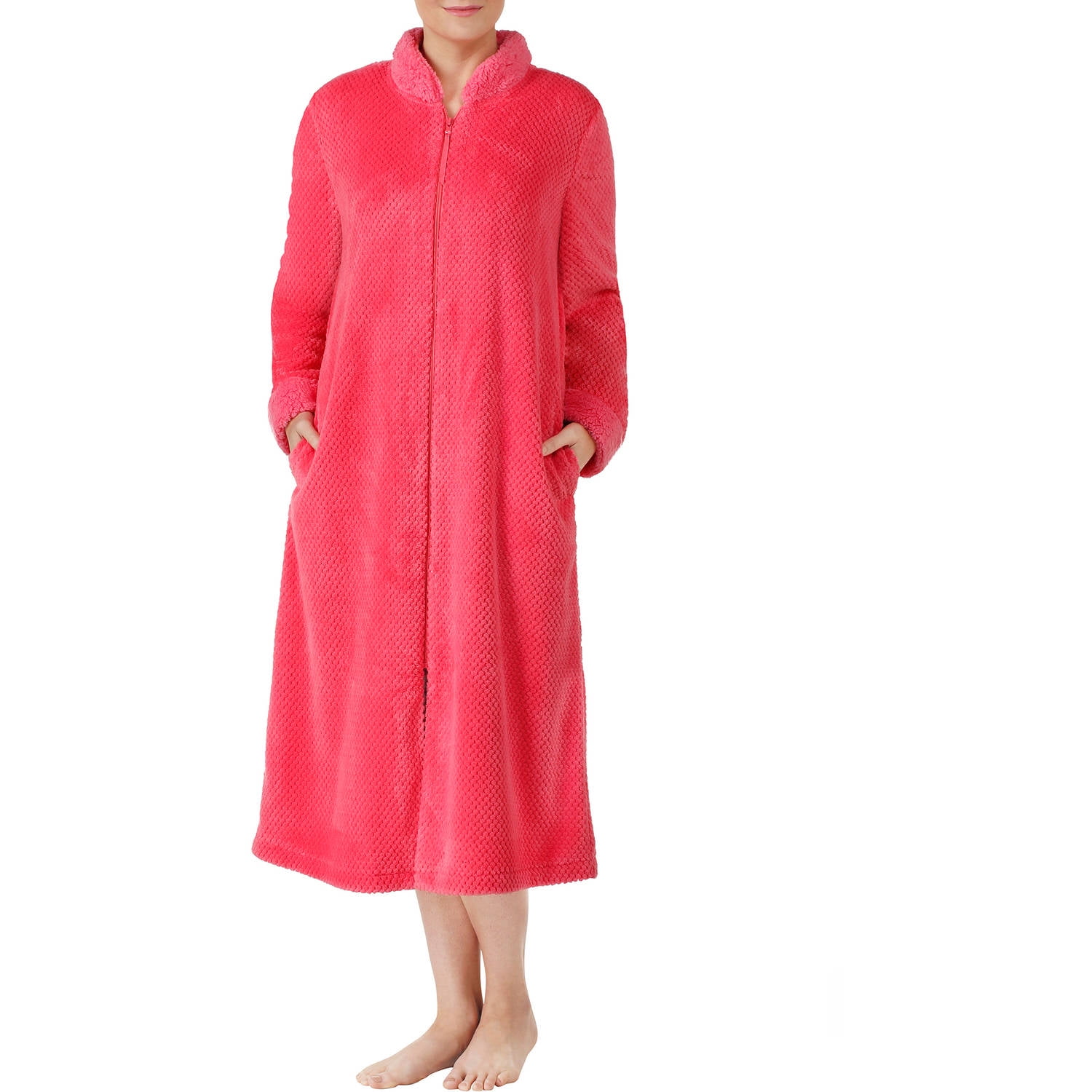 Secret Treasures Women's and Women's Plus Plush Zip Sleep Robe (S4X