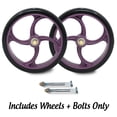 thumbnail image 3 of Top Glides Vortex Universal 7 Inch Walker Wheel Kit, Wheels Only, Purple, 3 of 6