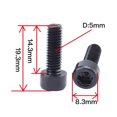 thumbnail image 2 of Pernos de Soporte de Agua shamjiam Tornillo de Vástago 16 Piezas Negro, 2 of 9
