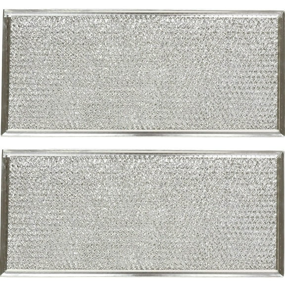2 Compatible Whirlpool W10208631A Aluminum Mesh Microwave Oven Grease Filter