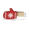 thumbnail image 1 of Wood Clips Christmas Series Spring Clamps Cartoon Printed Clips; Christmas Series Spring Decorative Wood Clips, Glove, 1 of 8