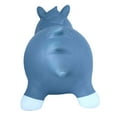thumbnail image 4 of Pop It Up: Kidzzfarm Bouncing Horse: Junior - Blue - Inflatable Animal Hopper, Bouncing Toy & Air Pump, Indoor & Outdoor, Kids & Toddlers Ages 12mo+, 4 of 7