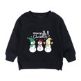 thumbnail image 2 of Teen Girls Sweatshirts Cute Printed Long Sleeves Sweatshirts Casual Crew Neck Fall Winter Pullover Tops Clothes Casual Comfy Fleece Jumper School Warm Girl Coat, 2 of 2