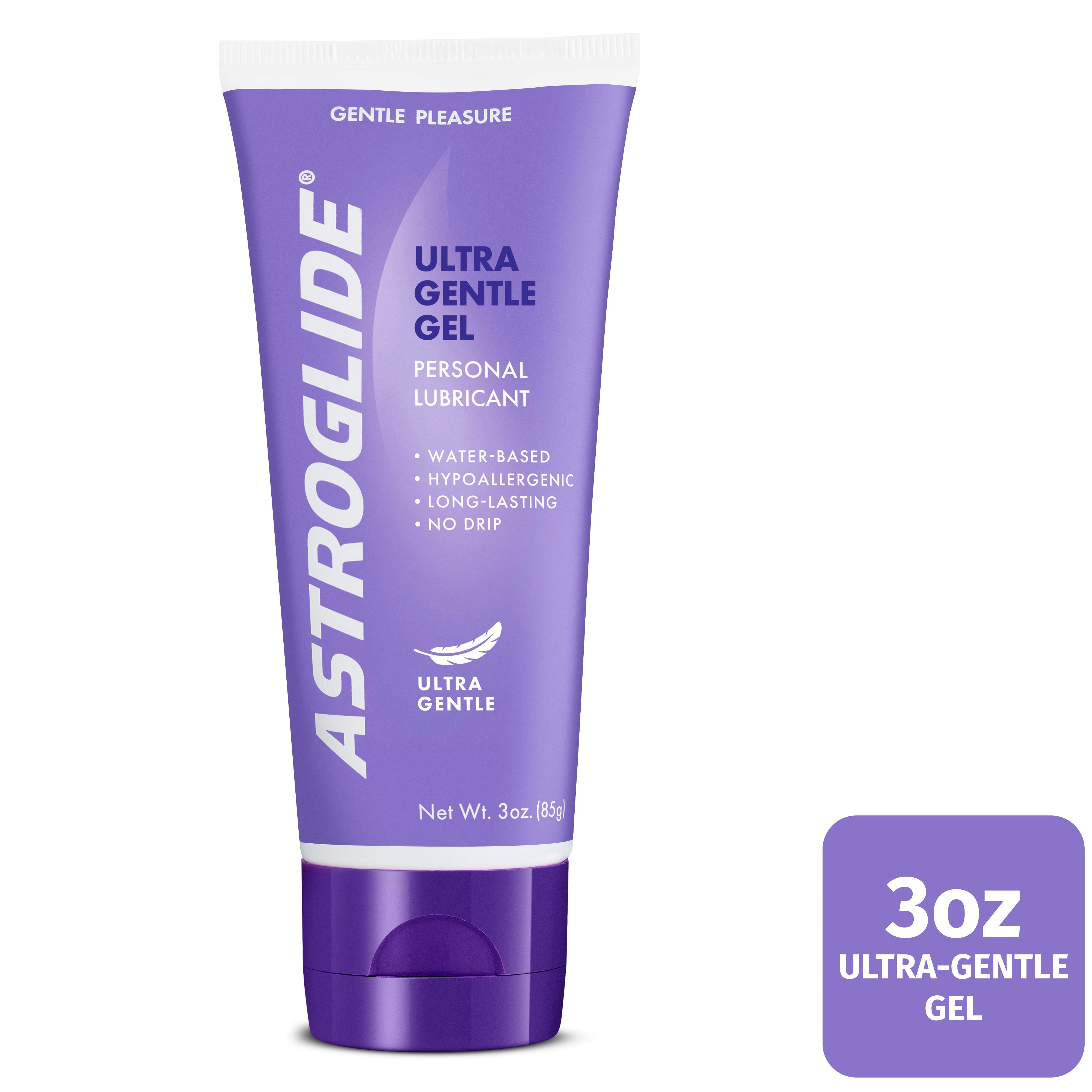 Astroglide Ultra Gentle Gel, Water Based Personal Lubricant 3 oz