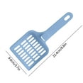 thumbnail image 3 of LiUMX Cat Litter Scoop | Durable Plastic Pet Waste Cleaning Tool with Hanging Hole | 22.4x9.6cm Size for Cats & Dogs | Available in White, Pink, Green, Blue, 3 of 5