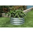 thumbnail image 1 of LuxenHome 24in Galvanized Round Raised Garden Bed, 1 of 1