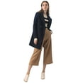 thumbnail image 3 of Manteau Trench Raglan à Revers Croisé pour Femme Bleu m (US 10), 3 of 6