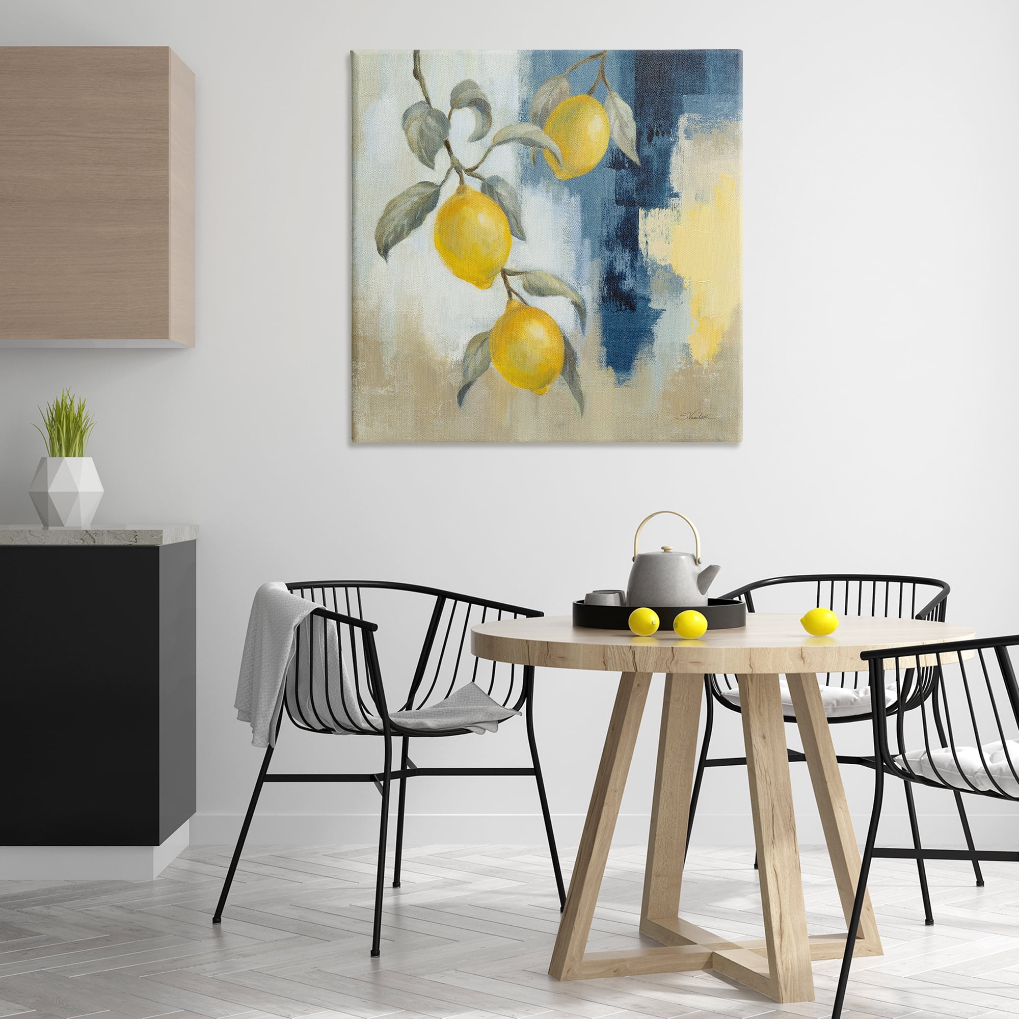Stupell Industries Lemons From South Food & Beverage Painting Wrapped Canvas Art Print Wall Art, 36 x 36
