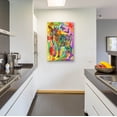 thumbnail image 4 of Epic Art 'Flower Deer' by Dean Russo Acrylic Glass Wall Art, 24" x 36", 4 of 8