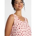 thumbnail image 5 of Joyspun Women's Tank Top and Shorts Pajama Set, 2-Piece, Sizes XS-3X, 5 of 6