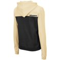 thumbnail image 3 of Women's Colosseum Cream/Charcoal Purdue Boilermakers Aidan Lightweight Half-Zip Hoodie, 3 of 3
